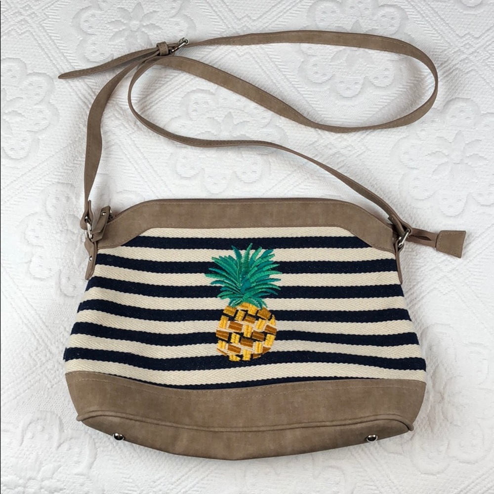 🍍 Pineapple / Striped Pocketbook